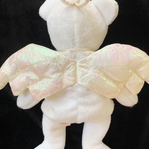 REDUCED! RETIRED Coveted Rare 1998 Halo Angel Bear Beanie Baby-Collectble! - Picture 3 of 4